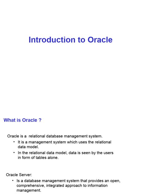 Image result for Oracle Database Lecture