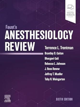 Faust's Anesthesiology Review eBook : Trentman, Terence L., Gaitan ...
