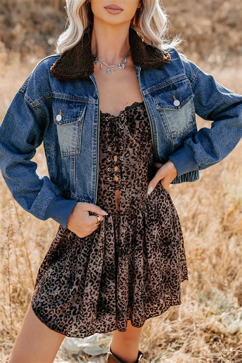 Breaking The Quiet Sherpa Collared Jacket (Denim) · NanaMacs