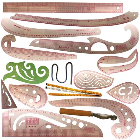 Huanai Flexible Sewing Ruler Set - 16 Pieces French Curve & India | Ubuy