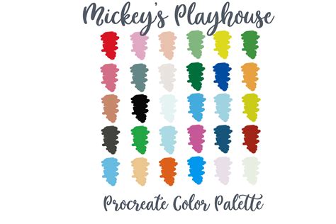 Procreate Color Palette for Kids Graphic by Magnolia Blooms · Creative ...