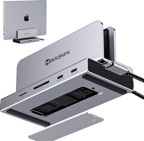 Amazon.com: Minisopuru MacBook Docking Station, USB C Dock Support M.2 ...