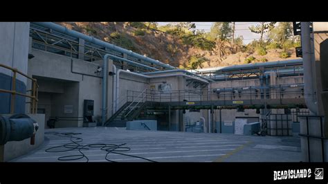 Andreas Lohse - Dead Island 2 - Brentwood Water Treatment Facility Exterior