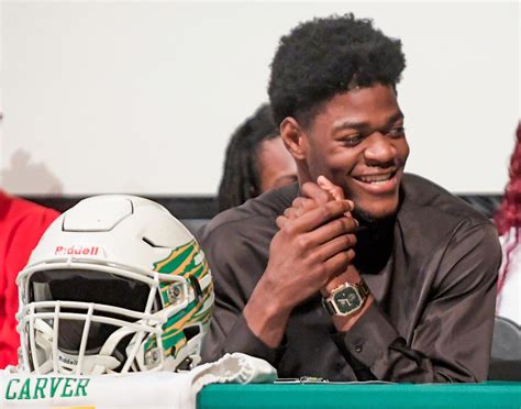 Carver High School football holds college signing da