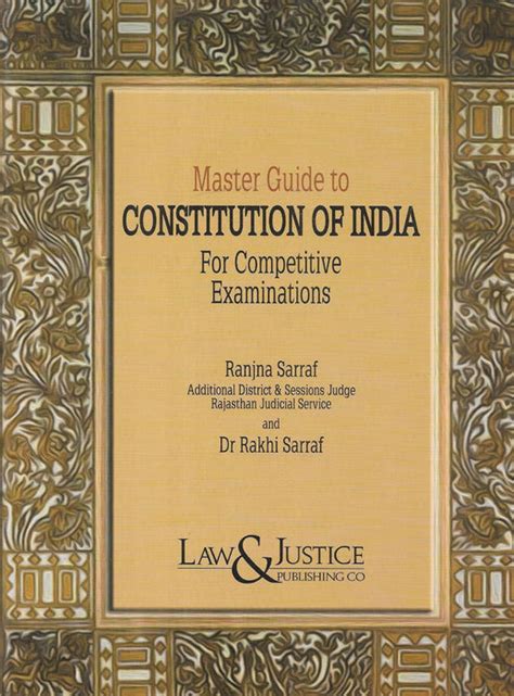 Master Guide To Constitution Of India For Competitive Examinations ...