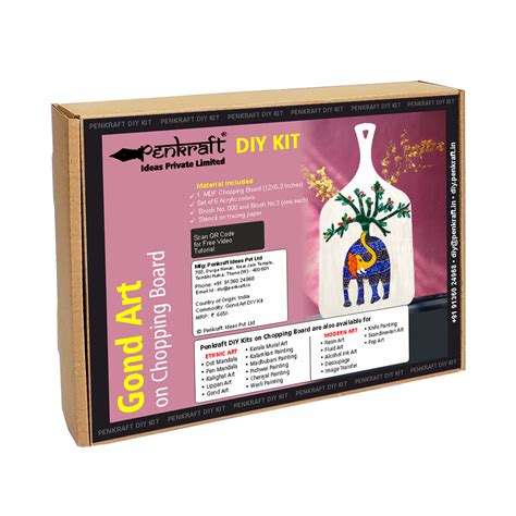 Penkraft | Image Transfer on Chopping Board DIY Kit | Order Now