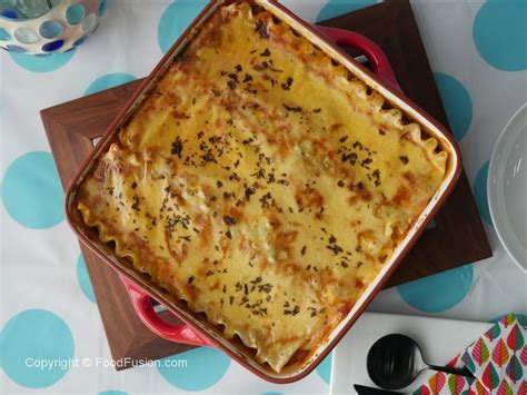 Vegetable Lasagna ? Food Fusion