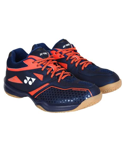YONEX Power Cushion Badminton Shoe SHB 36 Wex (Navy Blue, 7 UK ...