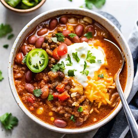 Healthy Turkey Instant Pot Chili (Secret Ingredient!)