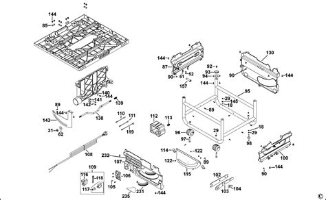 Dewalt Table Saw Dw745 Parts List at Ernest Prather blog