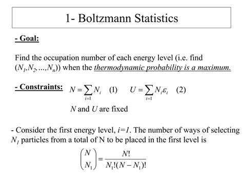 PHYSICS MAXWELL BOLTZMANN STATISTICS SCIENCE.ppt