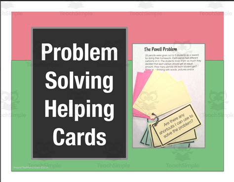Image result for Problem Solving Cards for Children