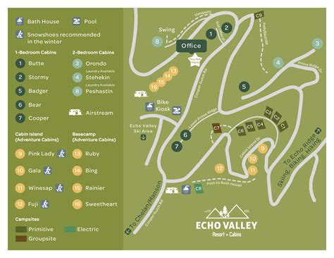 Resort Map — Echo Valley Resort & Cabins