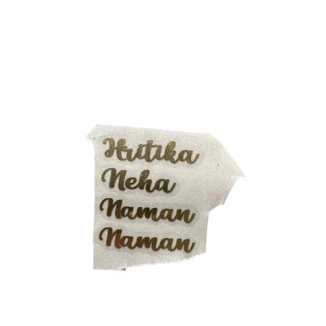 Rakhi metal sticker customise (20 names)