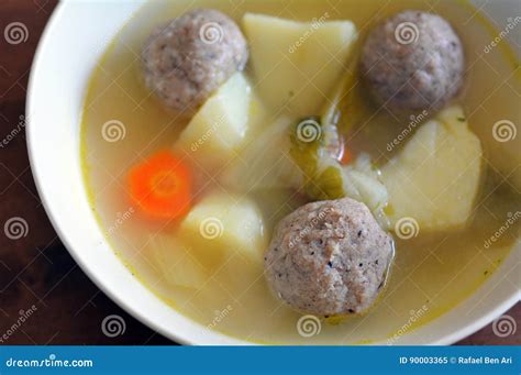 Matzah Balls, Ashkenazi Jewish Soup Dumpling Made From A Mixture Of ...