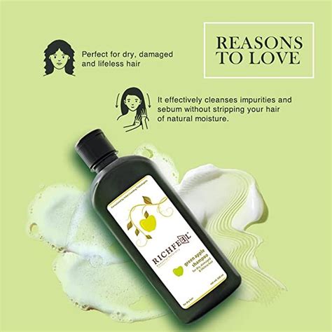 Foxy.in : Buy Richfeel Naturals Green Apple Shampoo (500ml) online in ...