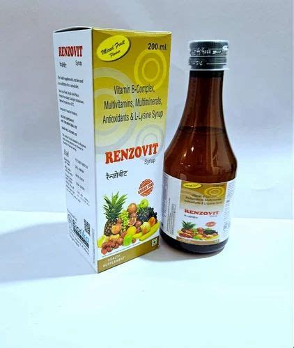 Multivitamin Syrup - 200ml Multivitamin Syrup Trader - Wholesaler ...