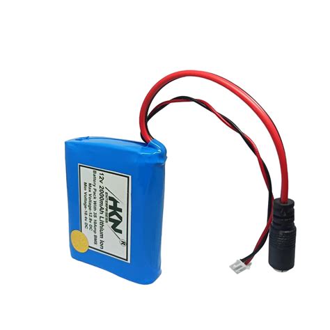12v 2000mAh Lithium ion Rechargeable battery – Electro Robo Store