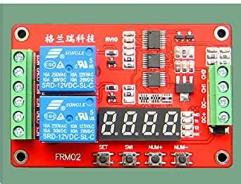 Solnoi Electronics Lcd FRM02 2 channel Multifunctional Relay Module ...