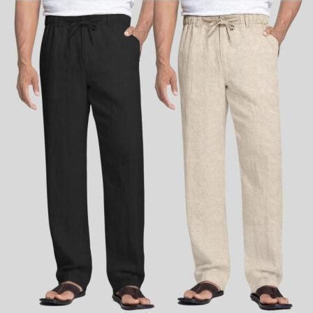 Combo of 2 Men Linen Pants