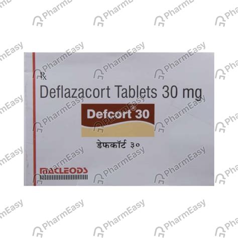 Defcort 30 MG Tablet (10): Uses, Side Effects, Price & Dosage | PharmEasy