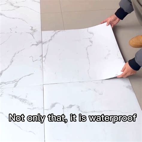 Shiny Laminate Flooring Stone Plastic Composite Glossy Marble Tile ...