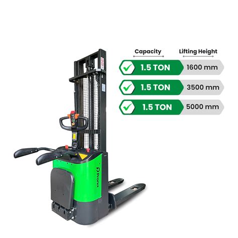 Pronix Fully Electric Stacker 1.5 Ton 1.6m Lifting Height PNXFES-15R ...