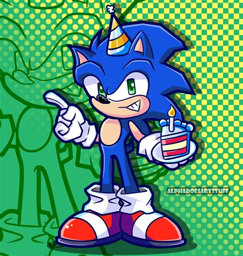 ArtStation - 2021 Art: #75 - Sonic's Birthday
