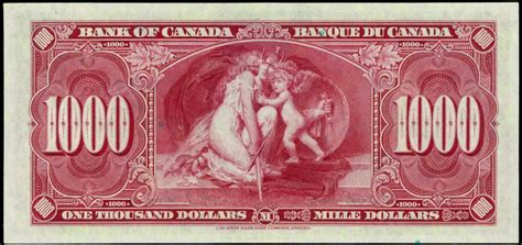 Bank of Canada 1937 One Thousand Dollar Bill|World Banknotes & Coins ...