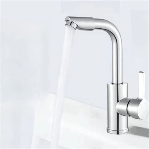 Copper Wash Basin Faucet For Bathroom, Cold & Hot Water Dual Control ...