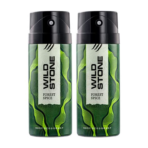 Wild Stone Forest Spice Deodorants For Men, Pack Of 2 (150Ml Each ...