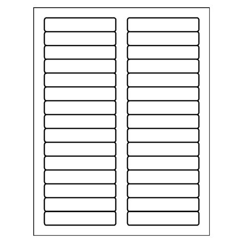 Template for Avery 5366 File Folder Labels 2/3" x 3-7/16" | Avery.com