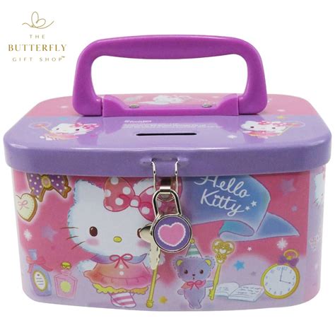 Hello Kitty Coin Bank with Lock (Genuine Licensed product) | Shopee ...