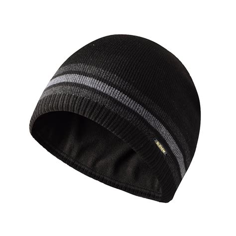 Men Knit Hat Winter Warm Beanie Fleece Lined with Cap Outdoor Work Ski ...