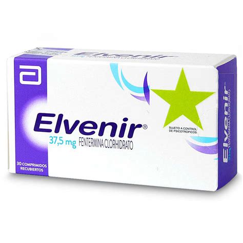 Elvenir Fentermina 37.5 mg 30 comprimidos