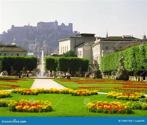 Mirabell Gardens, Salzburg stock photo. Image of salzburg - 19461168