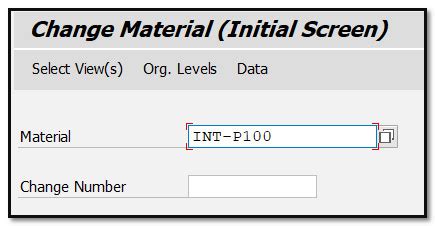 SAP Mass Maintenance using Transaction Code MASS