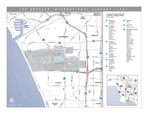 Lax Airport Map Printable
