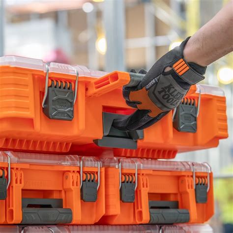 Klein Tools MODbox 15.5-in W x 5.2-in H x 22-in D Orange Plastic Tool ...