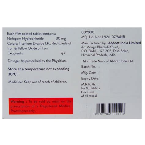 Nefosar 30 mg Tablet | Uses, Side Effects, Price | Apollo Pharmacy