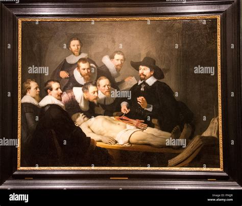anatomy lesson dr tulp rembrandt Stock Photo - Alamy