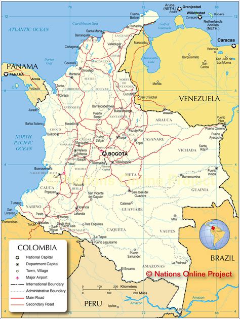 Colombia Map