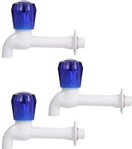 Soccer Plastic Bib Cock Tap (Pack of 6)/ Heavy Duty Crystal Plastic ...