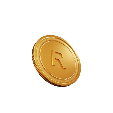 Currency Symbol South African Rand 3D Illustration 12229515 PNG