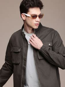 WROGN Full Sleeve Solid Men Jacket - Buy WROGN Full Sleeve Solid Men ...