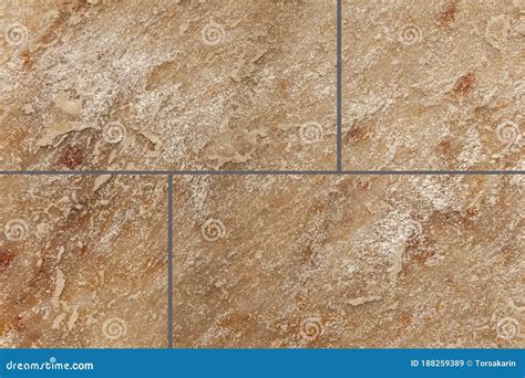 Brown Marble Stone Tile Floor Texture Stock Image - Image of detail ...