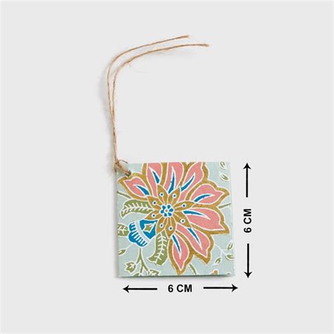 Buy Aero Set of 10 Printed Handmade Paper Gift Tags from Home Centre at ...