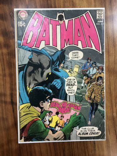 comicsvalue.com - BATMAN 222 (1970) 2.5 GD+ Strict Grading - Beatles ...