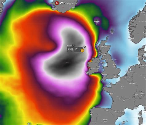 Ex-hurricane Erin's impact on weather in Western Europe