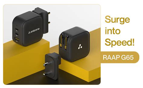 Ambrane RAAP G65 Laptop/MacBook Charger online
